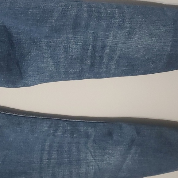 Silver Jeans Co Jeans Mens Sz 29 Blue Embelliahed Stylish Distressed Ripped Sam - Picture 10 of 16